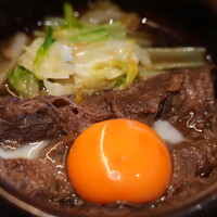 ざくろ 室町店 - 牛ロースすき焼き