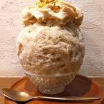 京かき氷 つみき - 『栗コーヒーカルテット』(1600円)～!!( ^o^)ﾉ