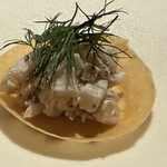 AuBlanc - 樽との器ごとサクサク食べられます。