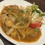 創作ダイニング アタラッシア - 豚ロースソーテースタミナ・ガーリック・スペシャル　1,500円