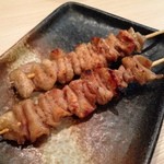 和鶏屋 - H.26.11.13.夜 皮塩 @140円