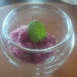 ピエール - お口直しのシャーベット