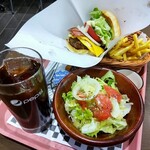 佐世保バーガー - ランチセット