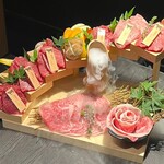 龍の棲み家 - 階段盛り