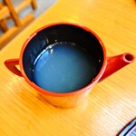 やぶ善 - ランチの時にはいただくことができない(笑)、貴重な"白い"蕎麦湯。