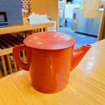 やぶ善 - 途中で提供してくれる"蕎麦湯"。