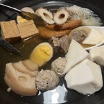 でん楽 - おでん盛り合わせ