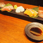 SHARI - お造り盛り合わせ5種