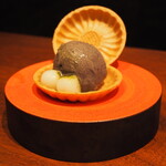 SHARI - 黒ゴマアイス＆最中＆白玉