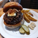 BORDERTOWN - BTバーガー(シュレットビーフバター)