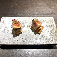 十皿 - ②黒いちじくとフォアグラのタルト