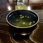 わらび野 - 岩魚出汁のお椀