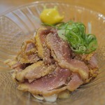 倉敷酒房 伝 - 鶏タタキ