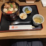 花川戸　鮒忠 - 炭火焼き鳥山菜丼
