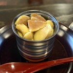 天然いぐちたけの茶碗蒸し