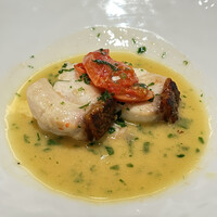 Ristorante Ecru - Antipast Ⅲ マハタのアクアパッツァ、ハーブとドライトマト