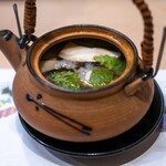 うを徳 - 2025.10 気仙沼産松茸と淡路産鱧（はも）の土瓶蒸し