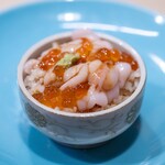 うを徳 - 2025.10 根室産生雲子と羅臼産いくらミニ丼