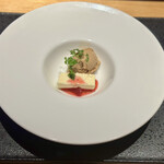 銀座 幸の羽 - アールグレイティーのアイスとホワイトチョコレートアイス