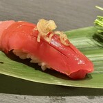 銀座 幸の羽 - 鮪赤身漬け