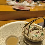 鮨 子都菜 - 松茸とスッポンの土瓶蒸し