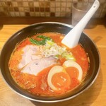 Renge no Gotoku - はい。本日も美しい担々麺。チャーシューも絶品だよ。
