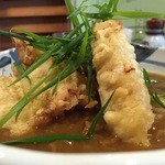 うどん上々 - 鶏天カレーうどん