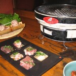 炭火でいろいろ焼いてくれや - 