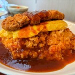 喫茶ぷりぷり - ボルガライス(横接写)