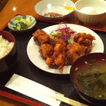 さつま - 若鶏の唐揚げ定食500円