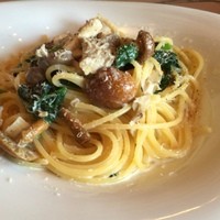 pantagruelico  - 鶏肉ときのことほうれん草のクリームパスタ