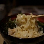 Torafugu Tei - 冷たいうどんです。冬は暖かいうどんで・・・。