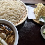 すずしろ - かもせいろ　ごぼう天