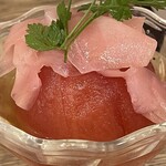 鳥一代 はなれ - ガリトマト　ガリの辛味と酸味が～～