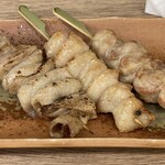 鳥一代 - 焼き鳥5種盛り合わせ　その二