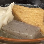 鳥一代 はなれ - お通しのおでん～