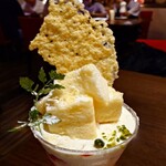 パフェ専門店 幸せのレシピ スイート - チーズスフレパフェ 笑顔の猫のひみつ