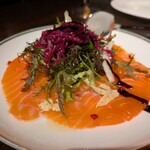 カラオラ テラス・スペイン料理・大手町 - サーモンマリネ