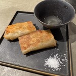 一刻 - 豚足の煮凝りの春巻き