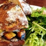 パーラー江古田 - 焼き野菜と豚リエットサンドセット