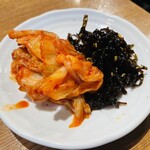 天神食堂 ハルキッチン - キムチ、昆布の佃煮