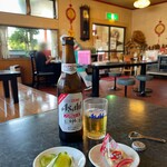 味平 - 車なのでビールはノンアルで