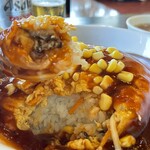 味平 - 天津丼の断面