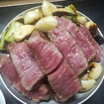 焼肉かつらぎ - （※写真6）シャトーブリアン（盛り付け後）（真上から）