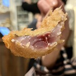 酒肴あおもん - レアアジフライ