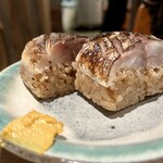 酒肴あおもん - 炙り鯖棒寿司