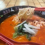 元祖トマトラーメンと元祖豆乳ラーメンと元祖トマトもつ鍋 三味 - 