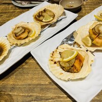 酒家 魚肉菜 虹晴れ - 帆立焼