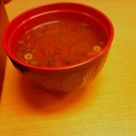 和菜 東本 - セットの赤出汁