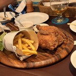 横浜ビール本店レストランUMAYA - フライドポテト、フライドチキン